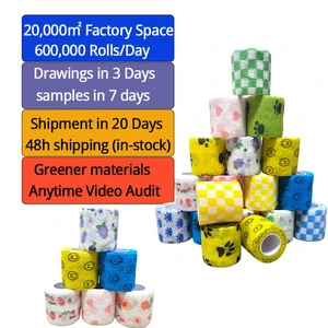5cm*4.5m Health & Medical Products Adhesive Bandage Self Wound Strip Plaster Tape Self-Adhesive Medical Band Aid Supplier