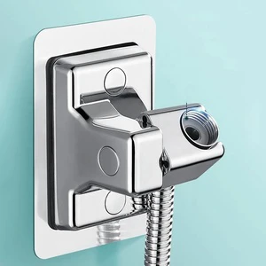 Shower Head Holder Adjustable Wall Mounted Shower Holder Self-Adhesive Showerhead Handheld Bracket Bathroom Accessories