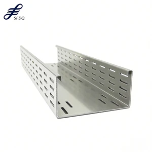 Standard Size Perforated Cable Tray 50x50 100x50 200x100mm Cable Tray