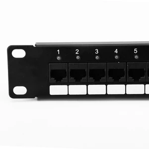19inch 1U LED Patch Panel with LED Trace Function Rj45 Patch Panel