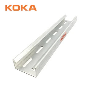 Multiple Specifications Perforated Electrical Galvanized Steel Cable Tray AU Type Cable Tray