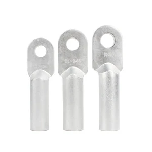 Oil-blocking Type Aluminum Lug DL25-300 square mm Terminal Block Cold-pressed End Cap Cable Connector B Grade Surface Finish