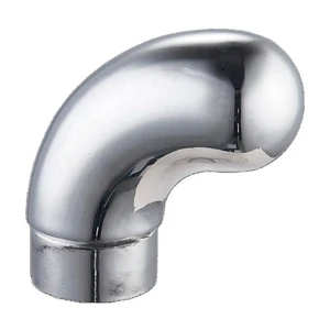 New Design Stainless Steel Cable Railing Satin Staircase Handrail Precision Casting Pipe Accessories Elbow Decorative End Caps