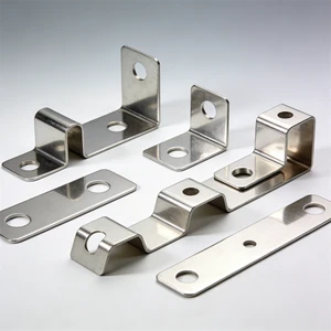 Custom Metal Furniture Bracket Metal Stamping Parts Stainless Steel Connector Sheet Metal Stamping