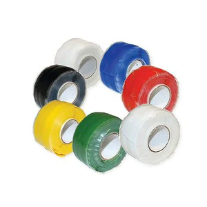 Black Double Sided Silicone Rubber Insulating Tape Waterproof Self Fusing Sports Tool Wrap Emergency Repair Tape Made of EVA