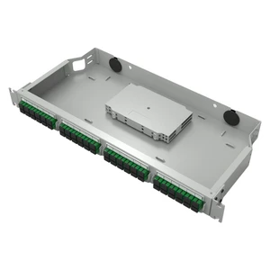 Fiber Optic Patch Panel 24F SC APC Duplex 144 Port Rack Mount ODF