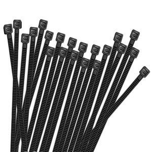 Eco-Friendly CE ROHS for ISO9001 Certified PA66 Self-Locking Nylon Cable Ties -40C~+85C 100mm 2.5mm UV Resistant Tensile
