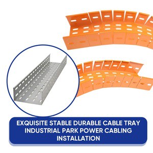 New Perforated Cable Tray Multiple Colors Multiple Materials Customizable Competitive Price Data Center Server Room Wiring