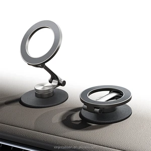 LISEN Updated 360 Degree Rotation Magnetic Phone Holder for Car Flexible Sticky Mount Auto Stand for iPhone 17 16 15 Series