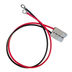 120A Power Plug Connector Cable 6AWG Red Black 50/100/200/300cm Wire Harness with O-Type Terminal for Battery Cable Connector