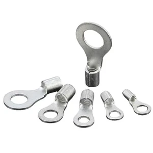 Copper Cable Lugs RNB5.5-5 Circular Non-Insulated Ring Naked Terminal Crimp Terminals