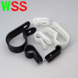 Cable Clips for Cable Management Cord Organizer, Nylon R-Type, 1/8