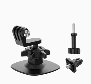 Flexible Universal Adhesive Helmet Mounting Bracket with Ball Head Base for Insta360 X5 X4