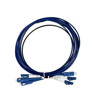 For Server Rack And Network Cabinet 1 Core Single Mode Armored Field Fiber Optic Jumper Patch Cord