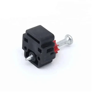 MT-1776 FTTH Accessories Fiber Optic Plastic Parts Fiber Optic Cable Clip With Nail