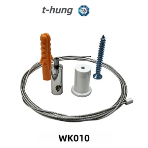 Factory Direct Price Complete Customizable Ceiling Suspension Kit With Mounting Hardware For Stable Fixture Support.