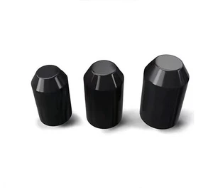 Heat shrink cable core end cap wholesale waterproof and dustproof black inner wall adhesive sealing insulation heat shrink cap