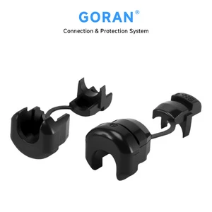 Plastic Wire Rope Clip Nylon Flame Retardant Anti-Tensile Cable Clips for Power Cord Wire Rope Fixing Pull-Proof 6N-4 Size
