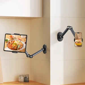ZHIQING X75 Adhesive Wall Mount for Tablet, No Drilling Damage, Perfect for Rental Apartments