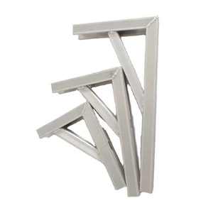 Custom Factory Aluminum Welding Part Powder Coating Triangle Bracket For Air Conditioner