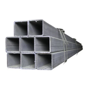 Black Carbon Square Tube Hollow Carbon Steel Pipe Fittings Square Rectangular Steel Pipe Oil Pipelines JIS GB Certified Welding