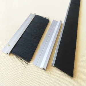 Bristle Gate Clip On Profile Flexible Cable Manager With Brush Strip Machine Roller