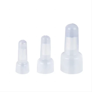 CE1/2/5 Waterproof Connector White Wire Closed-End Cable Caps Nylon Crimp Caps Cable Terminals 22-16 16-14 12-10 AWG