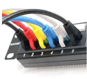 1U 24 Ports 48 Ports UTP CAT6 Patch Panel