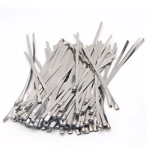 4.6*500mm High Quality Wholesale Cable Tie Custom Sizes Stainless Steel Metal Cable Ties