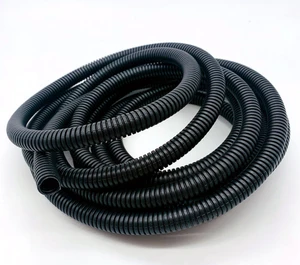 Electrical Installation Wire Protection Flame Retardant PE PP PA Flexible Corrugated Conduits