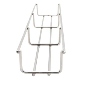 SS316 & 304 Stainless Steel Wire Mesh Cable Tray Durable Cable Management Tray