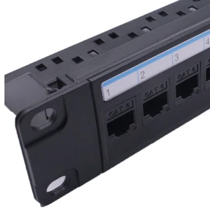 OEM 24/48 ports patch panel CAT6 UTP 19