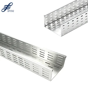 High Quality 300*100 Galvanized Perforated Trough Cable Tray Customized By Manufacturer