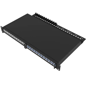 OTRANS Factory Direct Sales Customizable Logo Fixed Design Light Copper Mixed Melting Fiber Optic Patch Panel