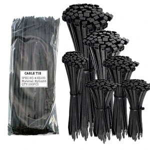 Nylon Cable Tie Various Colors 200mm Length for Auto Car USB & Wire Bundling Portable Insulativity Cable Ties