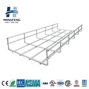500X100X5mm or Other sizes Hot dipped galvanized Wire mesh cable tray in stock