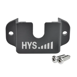Dashboard Mount Aluminum Alloy Bracket with Adhesive Back and Pre Drill Holes Universal Walkie Talkie,CB Radio Mic Speaker