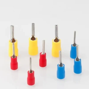 PTV1.25~5.5 Copper Brass Terminal Connector 0.5~6mm2 Insulated Cord End Caps