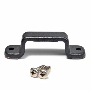 Universal CB Radio Mic Mount Hanger,Speaker Mic Holder Bracket with Self-tapping Screw and Adhesive Back for Baofeng Motorola