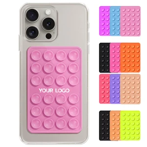 IDEA GIFT Flexible Waterproof Portable Mobile Phone Bracket Adhesive Mount Silicone Suction Cup Holder Multi Colors Custom