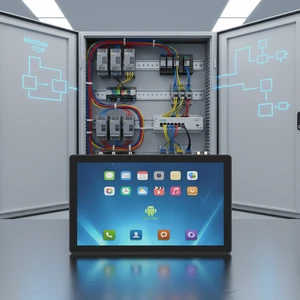 RS232 RS485 GPIO Port Modbus TCP CAN Bus Gateway 10 12 Inch HMI Touch Screen Industrial Automation Panel PC 6 COM Intel CPU