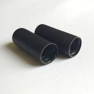 Mini Adhesive Black Cross Surface Cable Termination Protective Heat Shrink Polyolefin End Cap for Cross Surface Cables