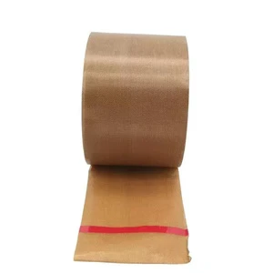 PTFE Coated Fiberglass Adhesive Tape 300°C Heat Resistant Silicone Glue For Heat Sealing Machine