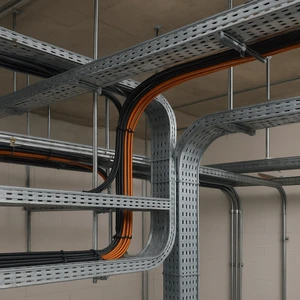 HUAPENG Stainless Steel Cable Tray Heat Dissipation Corrosion Resistance Perforated Cable Tray