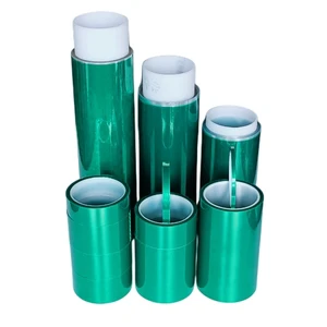 High Temperature Resistant Tape Transparent Insulating Tape Green PET Silicone Polyester Tape