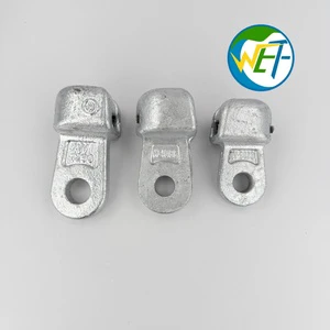 Steel Hot Dip Galvanized Finish W-Type Socket Eye Clevis For Electric Power Cable Wolf Brand