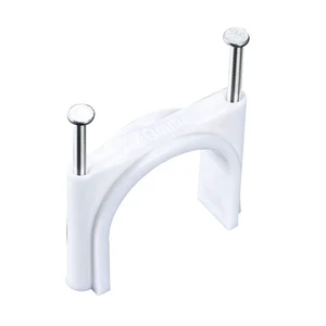 Double Nail Cable Clips 40mm