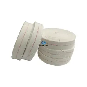High Temperature Resistance Insulation Cotton Tape With Red Line For Electrical Power And Transformer