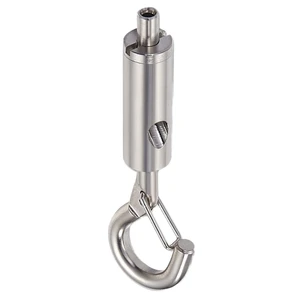 Stainless Steel Suspension System Cable Gripper Adjustable Metal Wire Rope Grip Hook Hanging Wire With Hook Cable