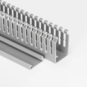 Cable Tray 60*33 Floor Cable Channel Plastic Power Cable Routing Channel Wiring Channel Pvc Trunking Pvc Electrical Duct